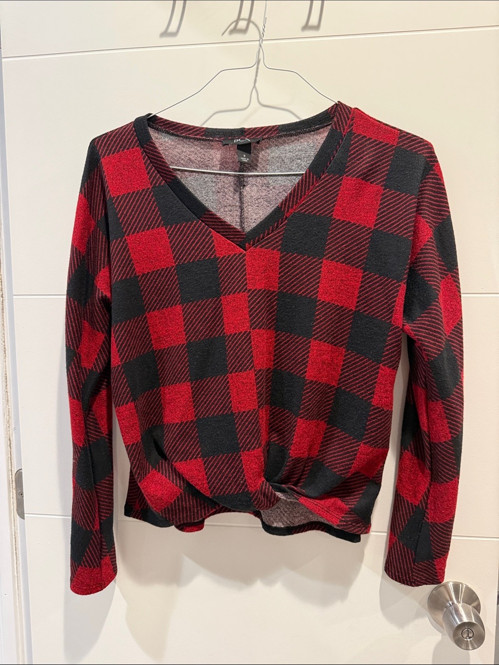 Flannel type top